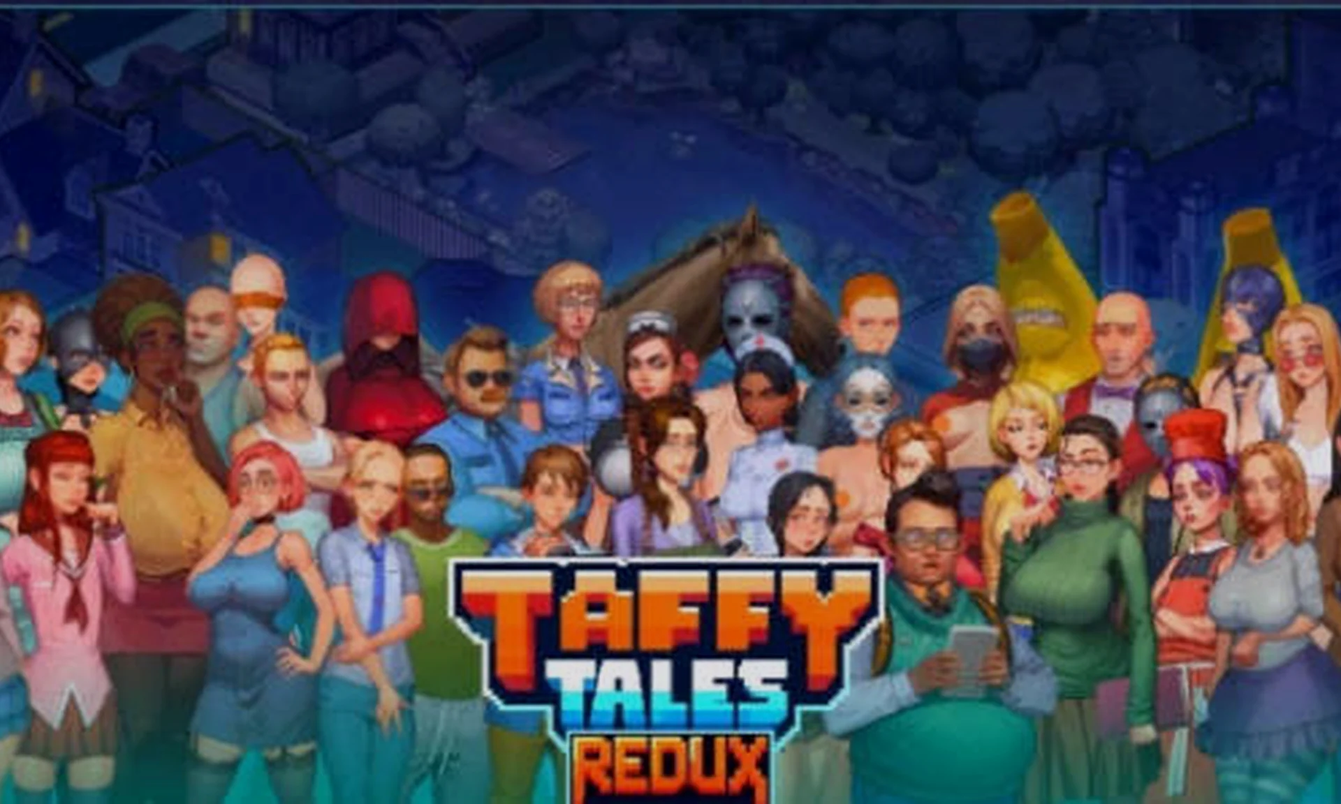 太妃物语 Taffy Tales 官方主视觉 校园与小镇叙事全景背景